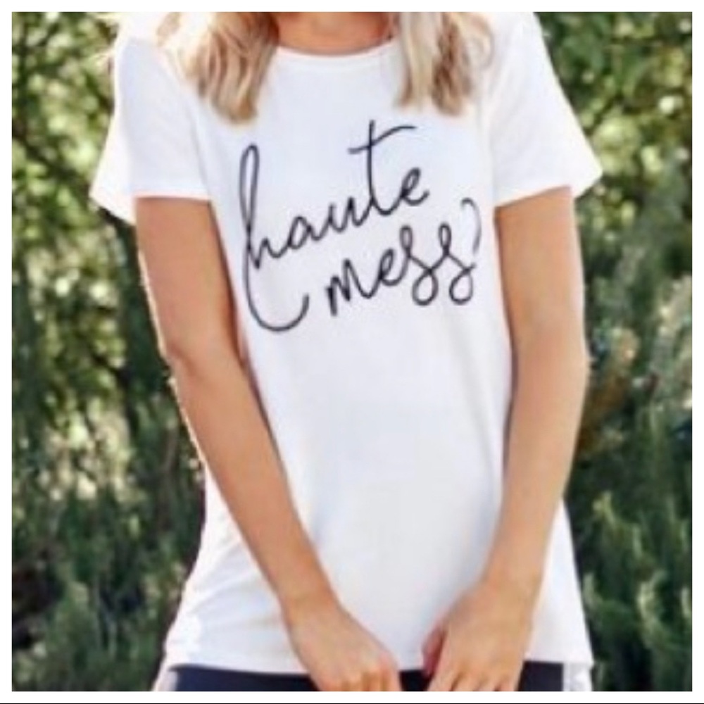 Haute Mess chic graphic Tee - Picture 2 of 5